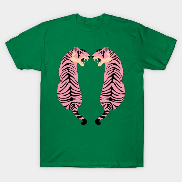 Pink tigers T-Shirt by grafart